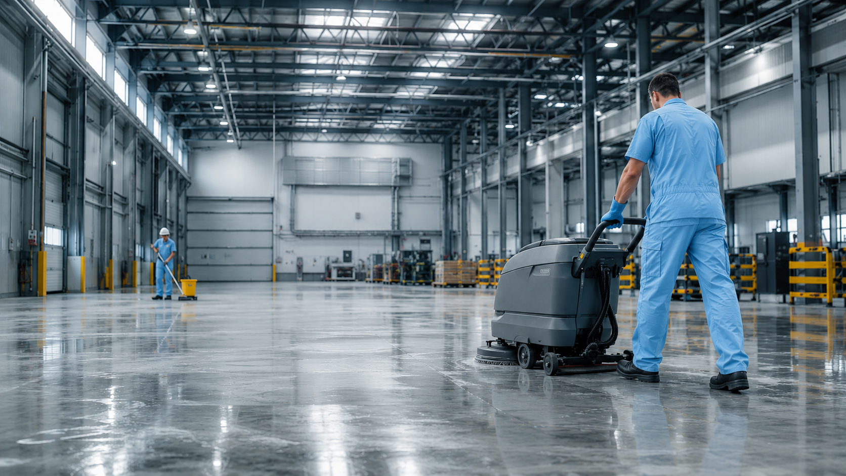 Limpieza de naves industriales de Servilimpsa